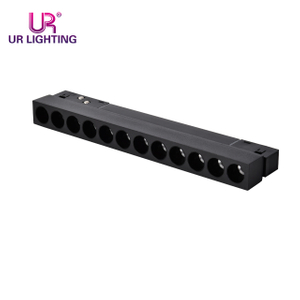 Kreisförmige Linse Black Magnet Track Gitter Light 12W C127
